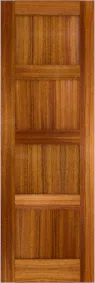 Flat  Panel  Lexington  Teak  Shutters